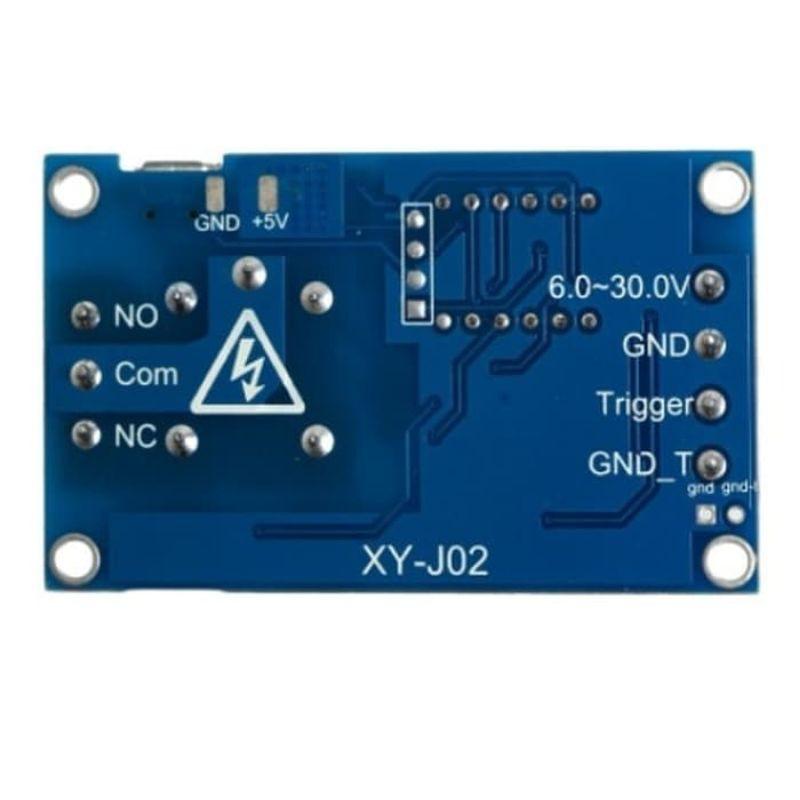 Relay Timer Display 4Tombol DC 6V~30V Delay Time Module Switch Control 3
