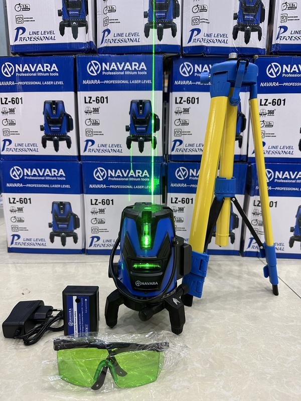 Máy cân bằng laser Navara 601 5 tia xanh  - máy bắn cốt - máy cân mực bóng LED siêu sáng 0