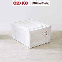 Gambar IRIS 45X35X29.5 CM LACI PENYIMPANAN - PUTIH FROSTED dari AZKO ID Kota Administrasi Jakarta Pusat 1 Tokopedia