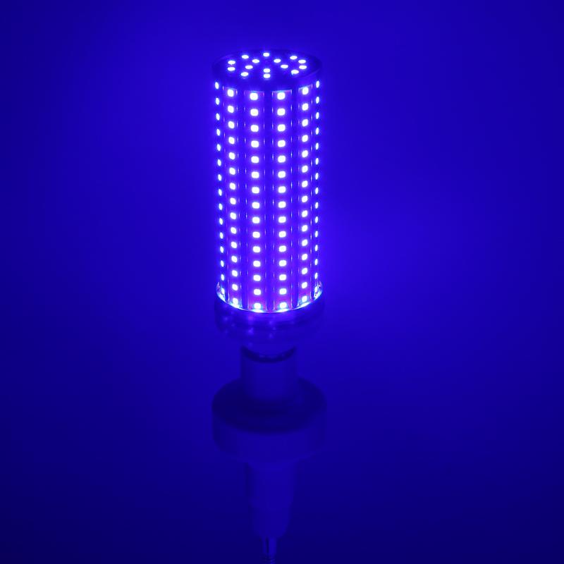 Đèn LED UV diệt khuẩn, 60W, Bóng đèn UVC, Thích hợp cho phòng, E27 và E26, 110V và 220V, 86-265V, có hẹn giờ và điều khiển từ xa, cũng tương thích với đèn Hol 4