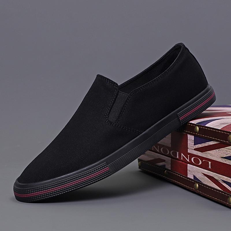  Giày Lười Vải Nam Thời Trang BAODA Mẫu Mới Mùa Xuân 2024 Vải Bố Thoáng Khí Dễ Phối Đồ Đế Cao Su Chống Trơn - Mã SP 001 