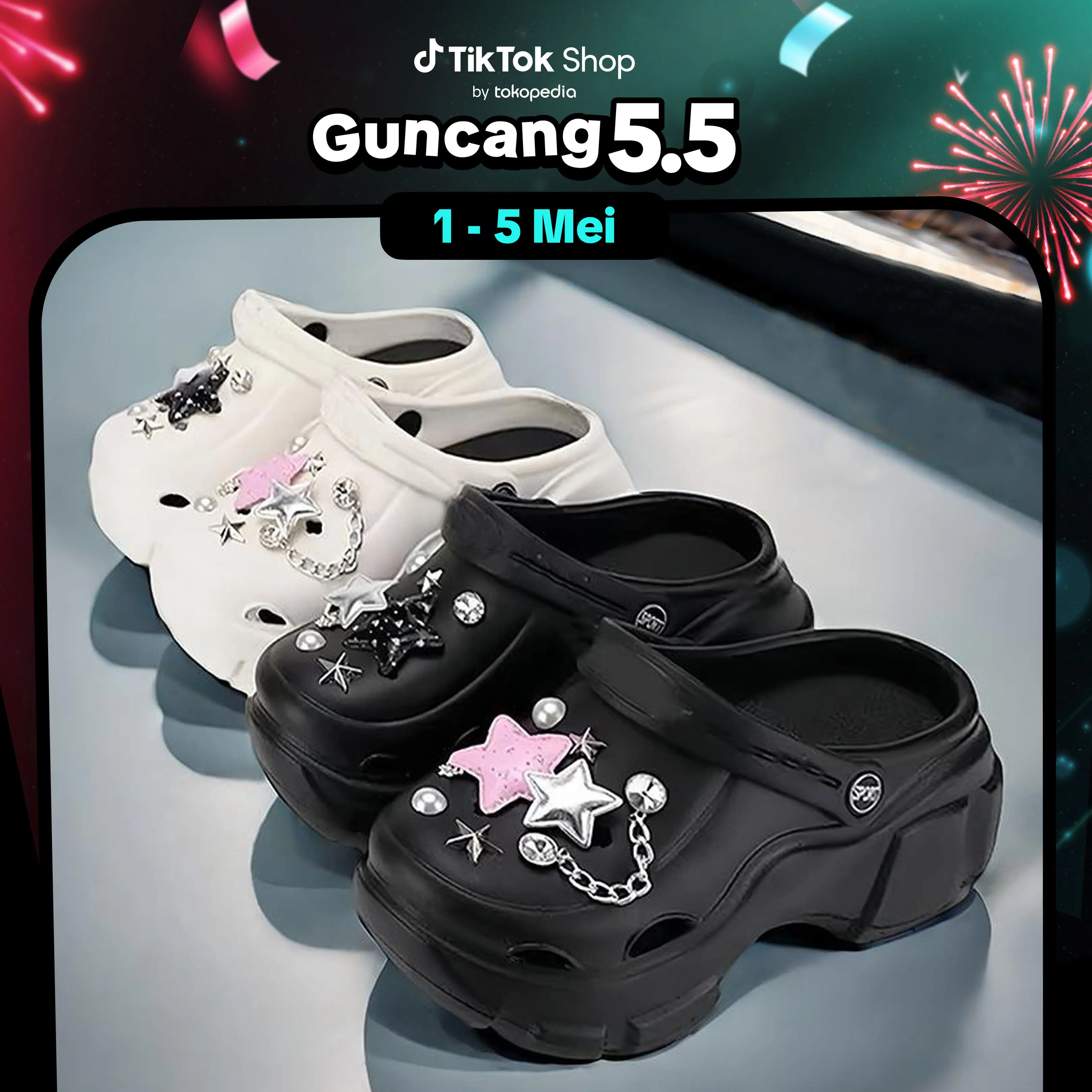 Lateny Sandal Baim EVA Rubber Wanita Import Yesplus Sandal Fuji Bahan Rubber 3D Anti Slip No.577-09