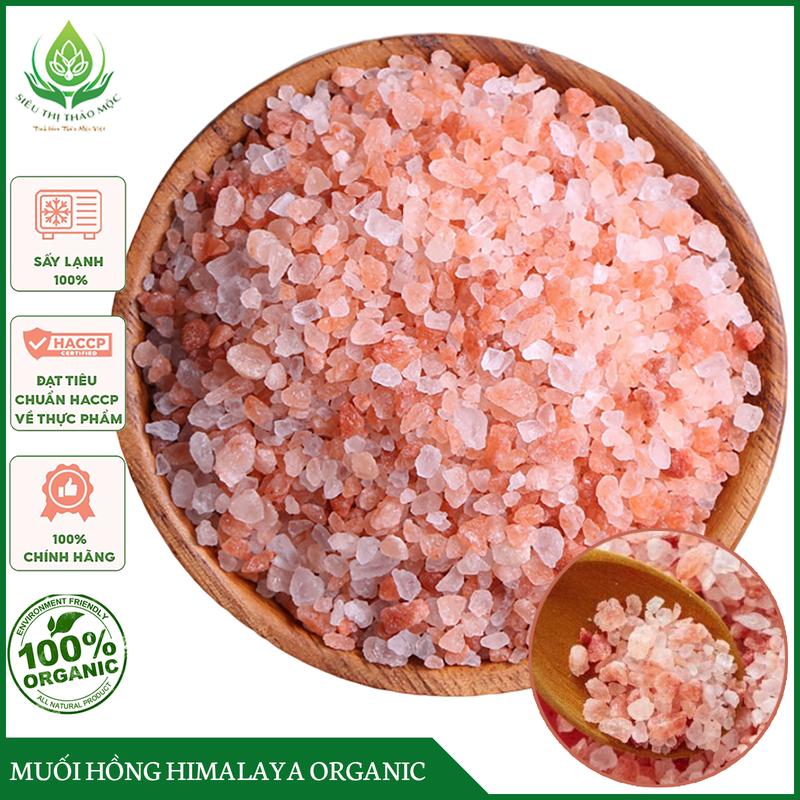 Muối Hồng Himalaya Organic Muối Tắm Nấu Ăn, Nấu Sữa, Làm Đẹp, Thải Độc