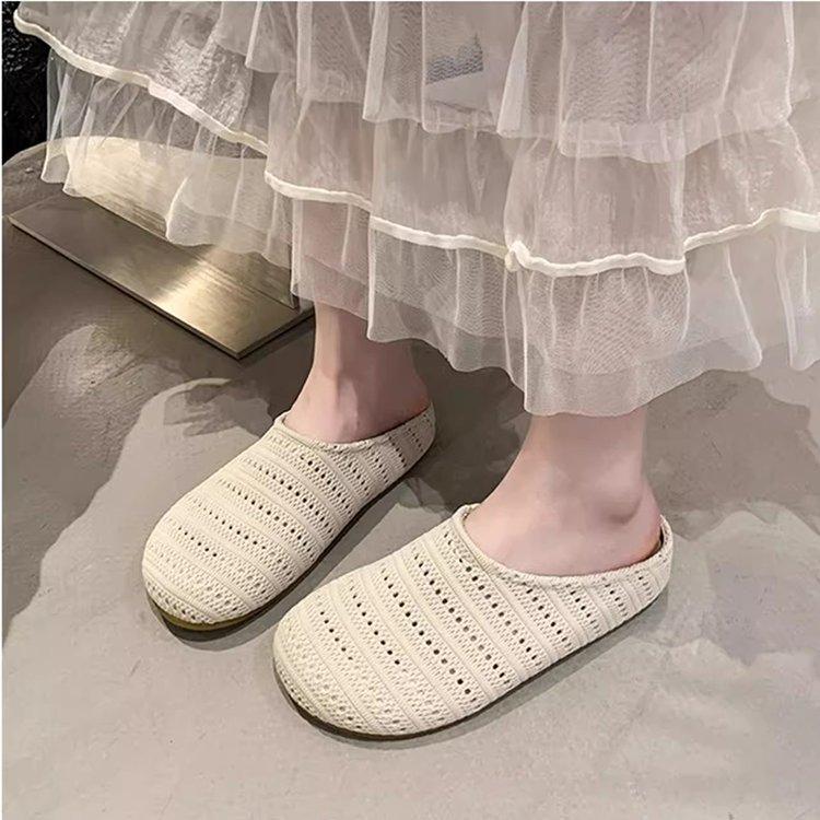 Product Introduction of Giày Đế Bằng Cho Nữ, Đế Mềm, Lưới Đàn Hồi, Kiểu Lười 12