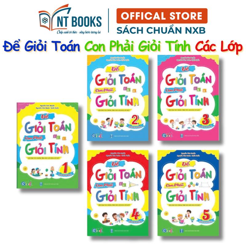 Sách - Để Giỏi Toán Con Phải Giỏi Tính - Dành cho học sinh lớp 1,2,3,4,5 (lẻ tùy chọn) - QB 0