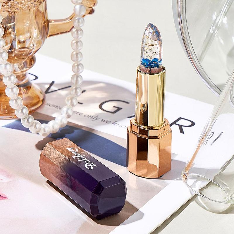 Product Introduction of New Temperature Change Moisturizing Lipstick 1pcs Lipstick Flower Jelly Color Changing Lipstick W4Y1 27