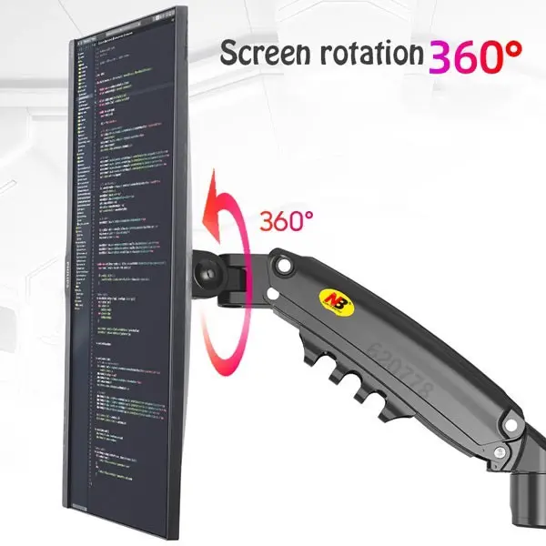 [Rẻ Nhất Việt Nam] Giá treo màn hình máy tính F80 - Xoay 360 độ - Hàng nhập khẩu Bảo Hành 24 Tháng combo setup arm  màn arm  nb giado maytinh arm  nb 3