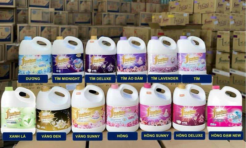 Product Introduction of Nước Giặt " Fineline " Thái Lan - can 3000ml, với nhiều hương thơm cuốn hút dryer sheet 1