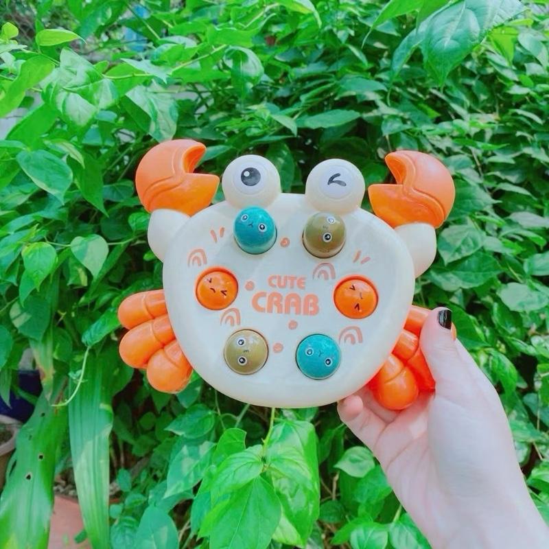 Đồ chơi vận động đập búa hình con cua cho bé 6