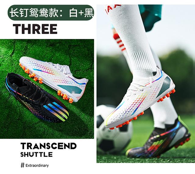 Product Introduction of In Stock Long Nail Broken Nail Football Boots Youth Soccer Shoes Men and Women Same Style More than Sneaker Human Made Sneakers Male and Female Students Youth Soccer Shoes Lawn Training Shoes 26