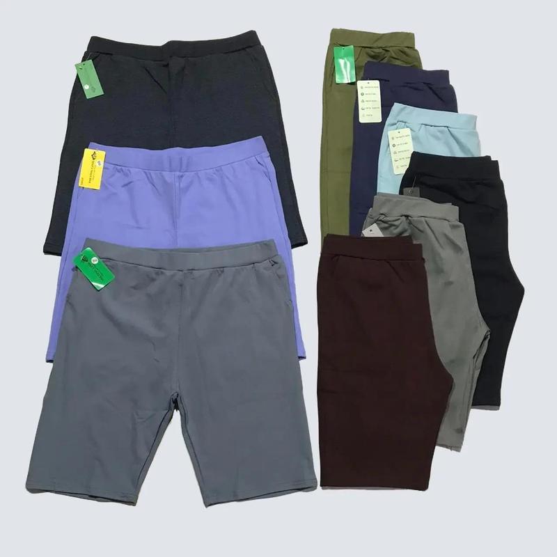 Quần legging ngố nữ form ôm tôn dáng chất thun cotton co giãn thoải mái 40kg-65kg Pants Xanh Dương Women quần  legging xl đường viền giặt bằng nước lạnh 2xl