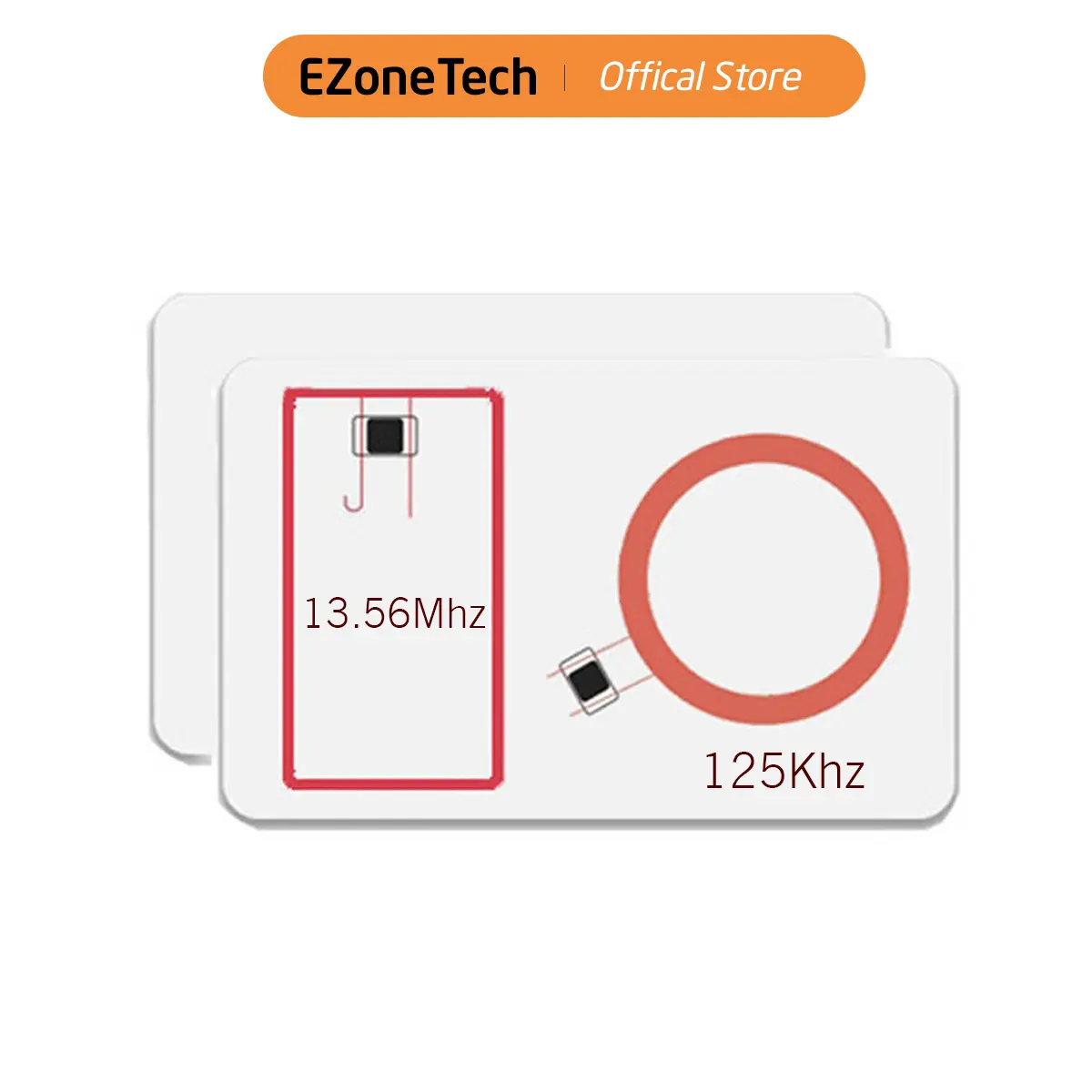 Thẻ Từ RFID Ghi Đọc Nhiều Lần Tần Số Kép 125Khz Và 13,56Mhz Nhựa-EZoneTech