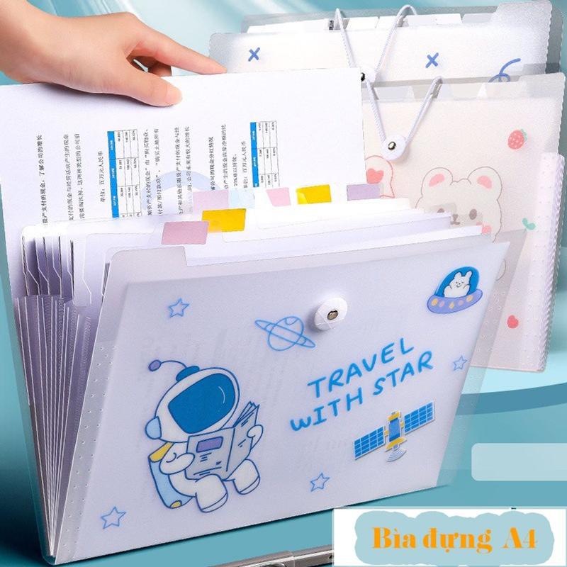 Túi đựnġ tài liệu tệp đựnġ tài liệu nhiều ngăn kẹp file túi đựnġ tài liệu A4 phụ kiện văn phòng phẩm