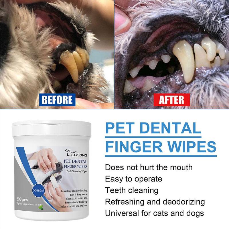 Product Introduction of Oral Care Finger Wipes for Dogs and Cats EasytoUse Pet Teeth Cleaning Solution for Fresh Breath L8B9 21