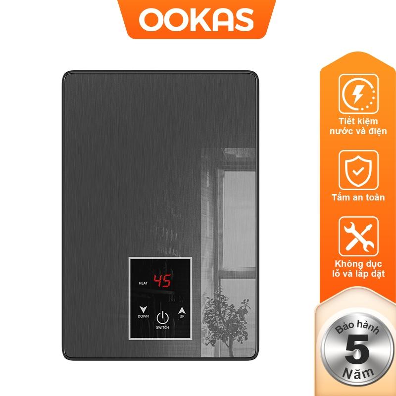 Giá rẻ có hạn OOKAS Máy nước nóng COD OOKAS điều chỉnh 7 tốc độ Màn hình cảm ứng LCD Máy nước nóng tức thì Vòi sen làm nóng trực tiếp nhanh chóng