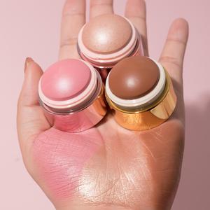 Cream Contouring Set, 3 Counts/set Long-lasting Waterproof Contouring Cream, Makeup Tool for Women & Girls, Smooth to Apply and Leave Skin Glowing