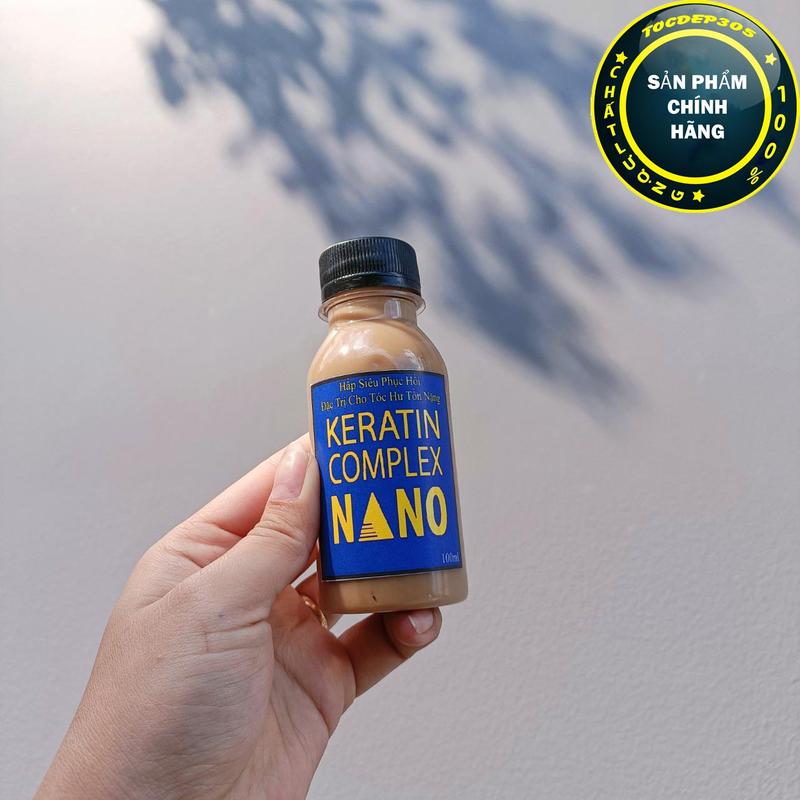  Hấp phục hồi chăm sóc tóc hư tổn Keratin Nano 100ml 