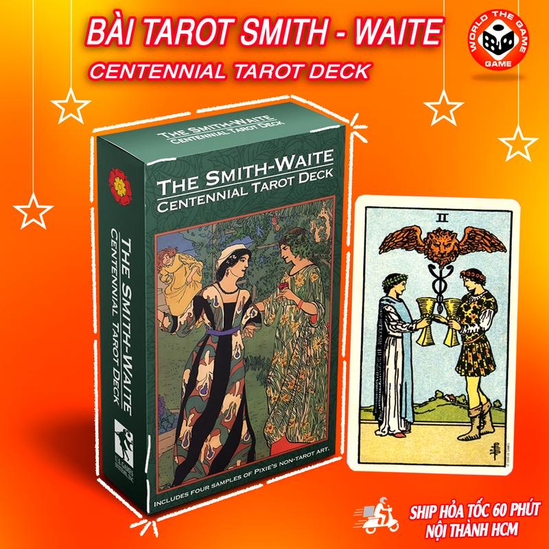 Bài Tarot Bói Smith Waite Bộ Bài Tarot 78 lá cán màng dày dặn cao cấp kèm hướng dẫn chi tiết Tiếng Việt Thẻ Bài Cards