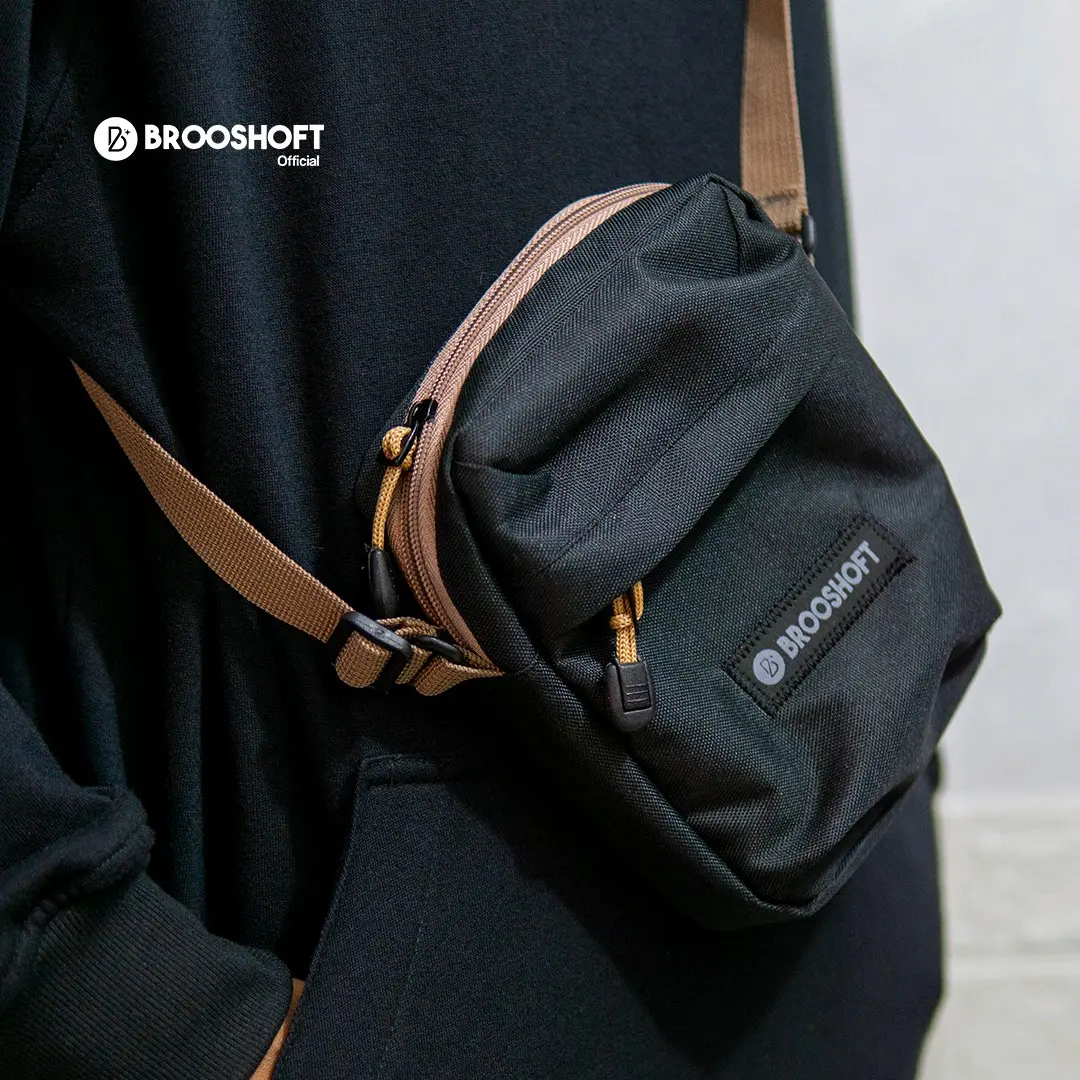 Tas Selempang Pria Sligbag BROOSHOFT Lexo-02 Unisex Slingbag Cowok