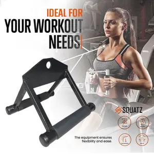 D Handle Dual Seated Row Handle Tricep Grip Gym Exercise Handles Pull Down Cable Attachement Handle Pegangan Tangan Gym Fitnes Outdoor