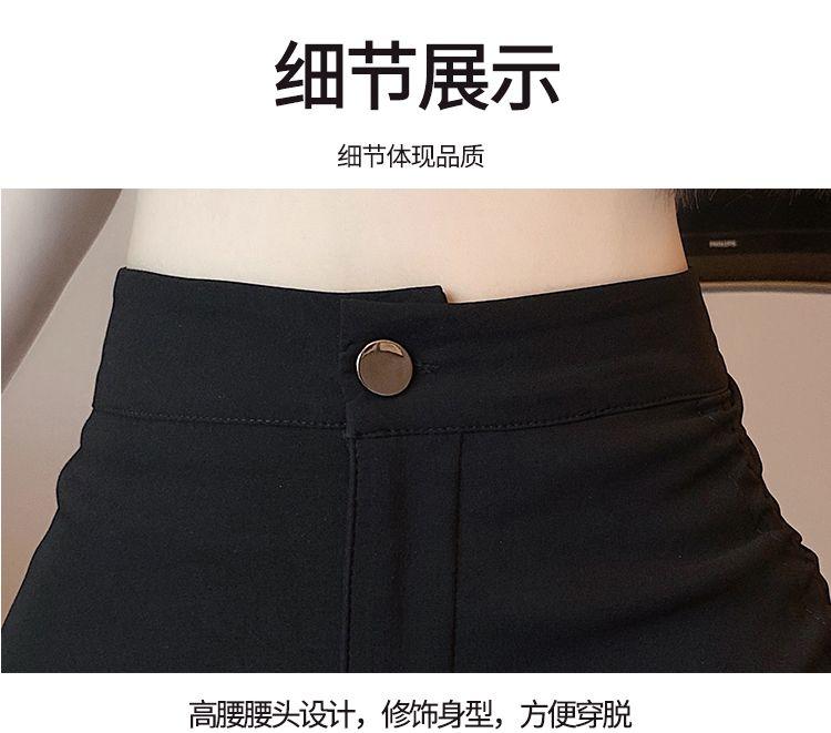 Product Introduction of Summer Large Size Irregular Skirt High Waist Lace-up Black Women's Skirt A- line Hip Slimming Pantskirt Womenswear Bottom Lingerie Comfort 24