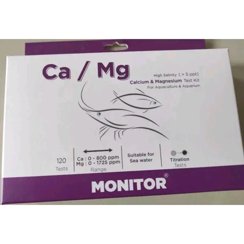 Monitor test kit Calcium & Magnesium for aquaculture & aquarium 0
