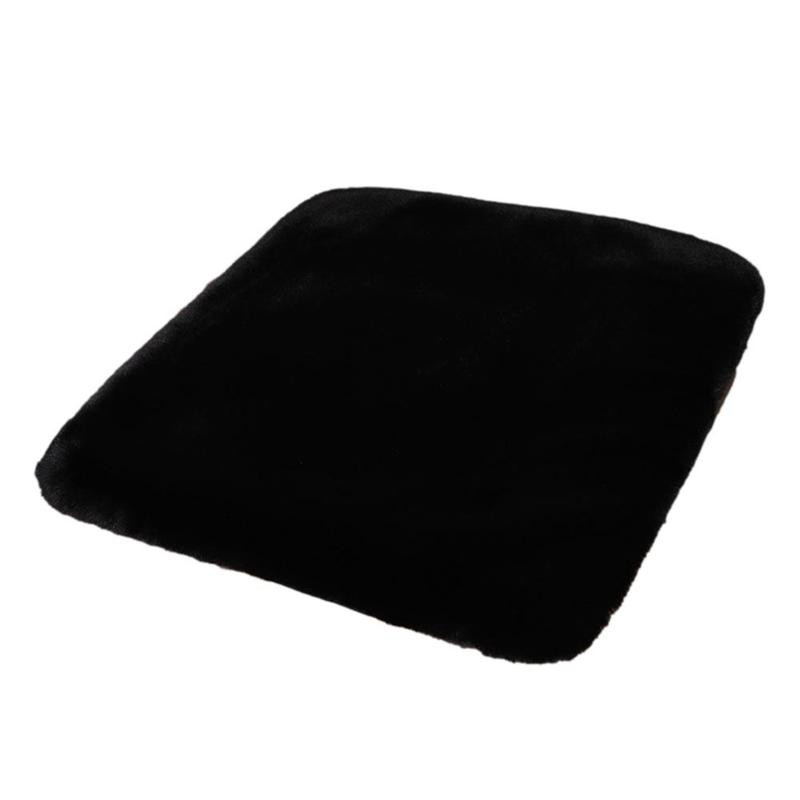 Product Introduction of Plush Seat Cushion Car Seat Cushion Winter Plush Rabbit Fur Winter Warmth Thick Wool One Piece E2D8 23