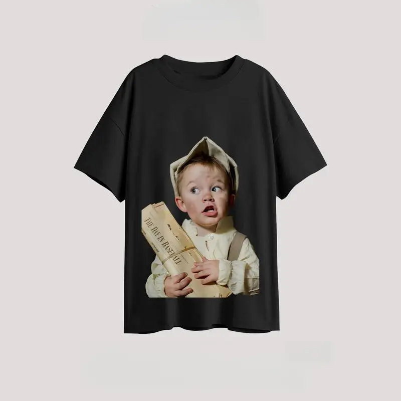 (Unique Series) Kaos Oversize CHILDHOOD Basic Combed Lembut Pria & Wanita Sablon 4