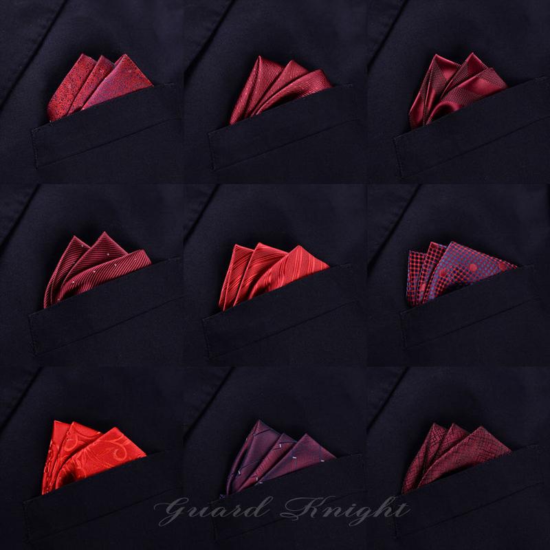 Product Introduction of [pocket square]Men's Western Pocket Square Business Wedding Red Square Scarf Wedding Handkerchief Chest Handkerchief Trendy Men's Accessories British 0