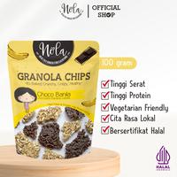 Gambar Nola Granola Chips Chocolate Banila 100 gram dari VERLINOLA Kota Administrasi Jakarta Selatan 1 Tokopedia