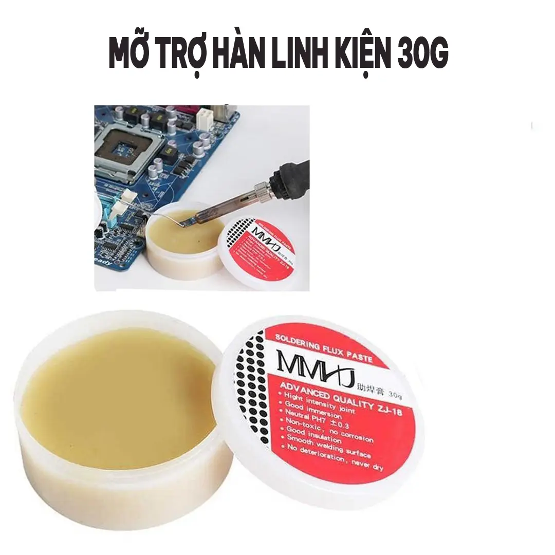 Mỡ Trợ Hàn Cricket 30g Hỗ Trợ Hàn Mạch Điện Tử Thiếc Chì