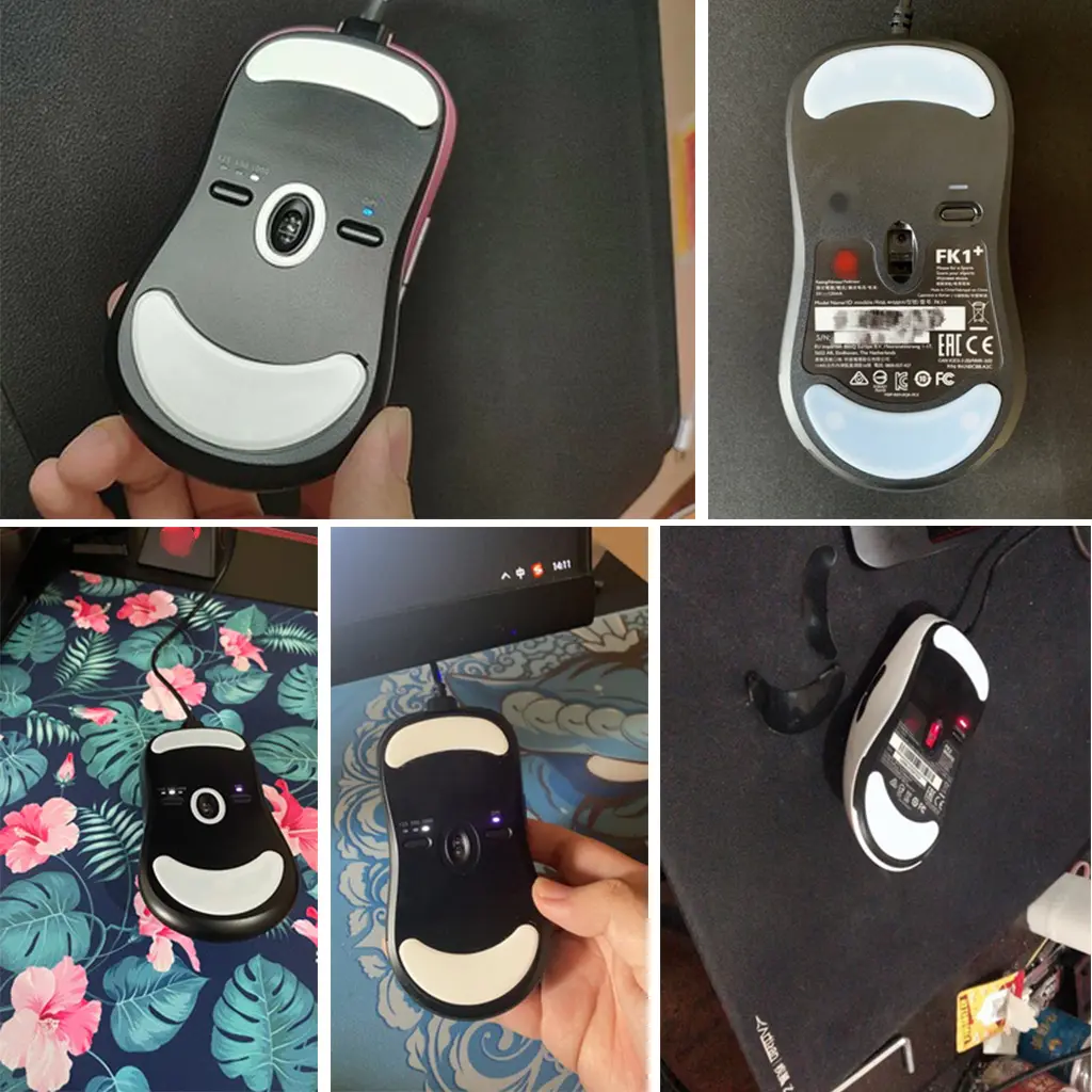 Tấm lót chân trượt cho con lăn chuột Zowie AM ZA11 ZA12 FK1 FK2 FK +, Chuyên nghiệp Siliy