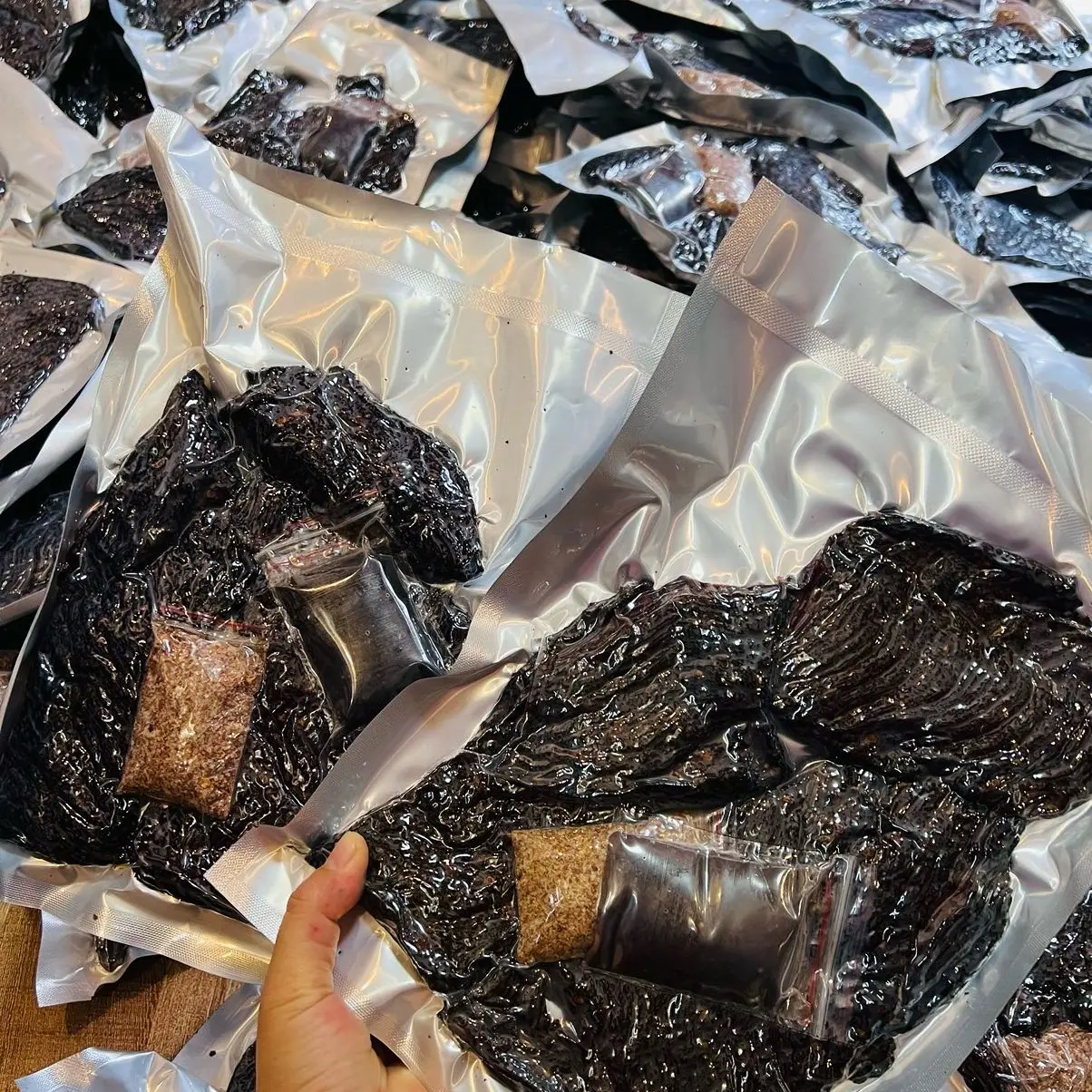 1kg thịt trâu sấy gác bếp+chẳm chéo giã tay Food Ăn Vặt  ( không kèm lạp xưởng)