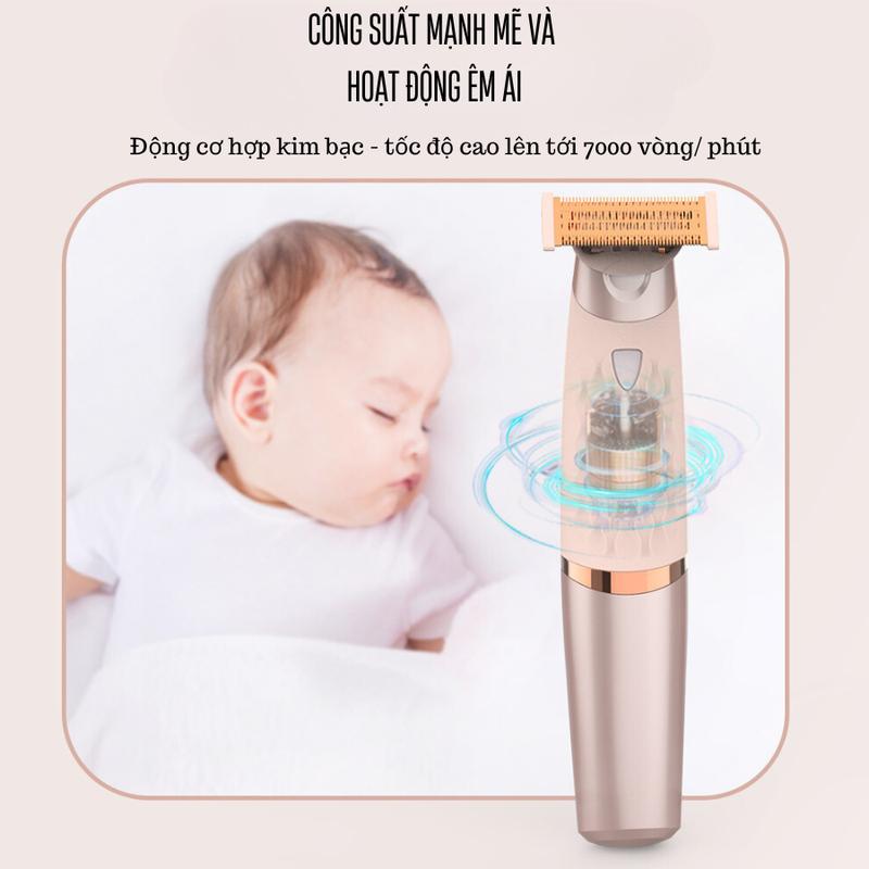 Máy cạo lông diện, làm sạch lông cạo râu toàn thân, máy cạo lông đa năng nam và nữ, dao cạo lông, daocaodanang daocaolongmini 4