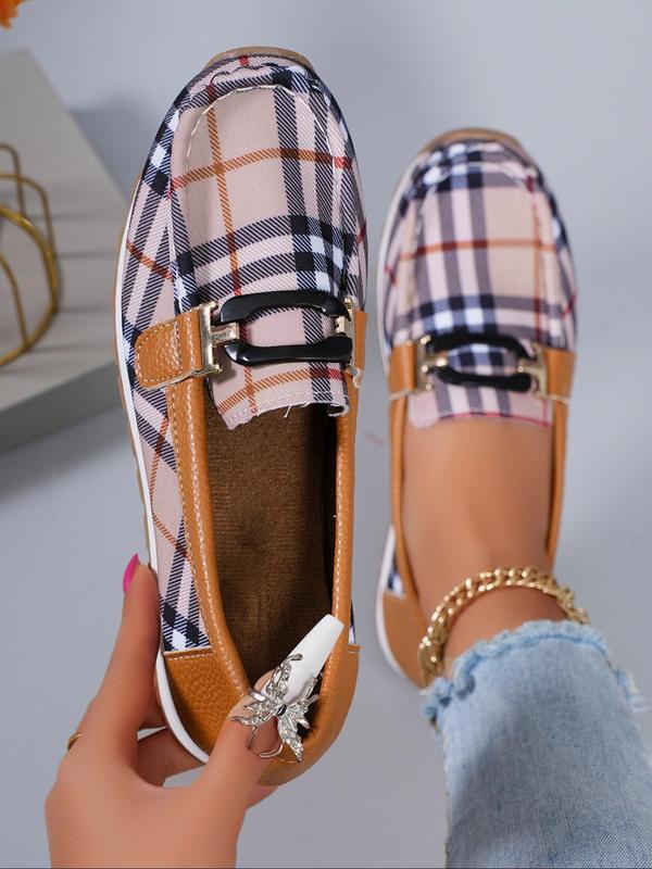 Women's Fashionable Solid Color Slip on Flats, 1 Pair Casual Comfortable Round Toe Flat Shoes for Women & Girls, All-match Commuter Shoes for Work & Daily Use 7
