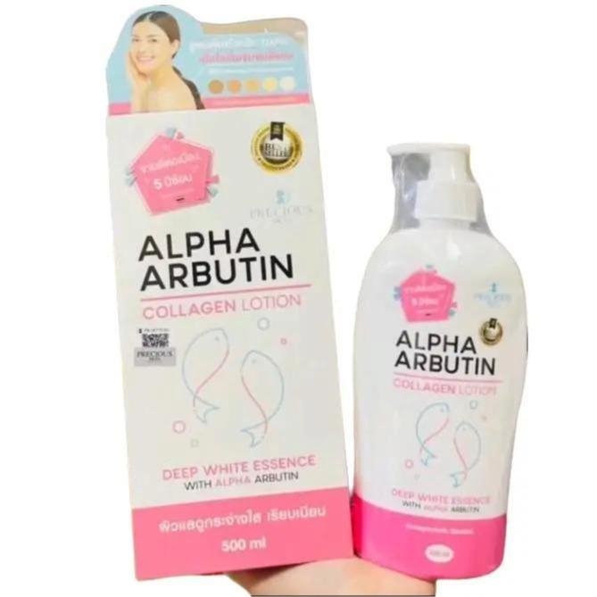 Sữa Dưỡng Thể Alpha Arbutin 500ml Collagen Lotion Thái lan Dưỡng Da Body Làm Đẹp Da Body Lotion 0