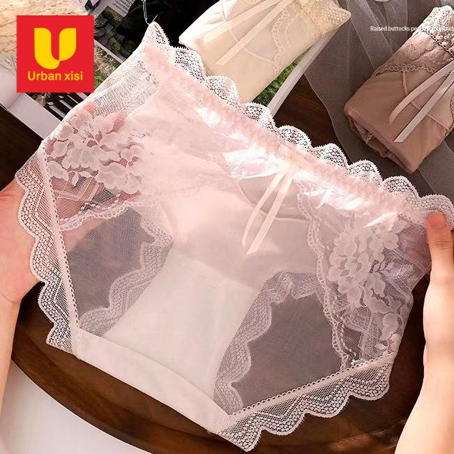 40kg-100kg Đồ Lót Ren Pháp Ngoại Cỡ Cỡ Lớn Dành Cho Phụ Nữ Và Cô Gái Đầy Đặn Đáy Quần Bông ĐÁ Quần Lót Mới Quần Lót 40kg-110kg