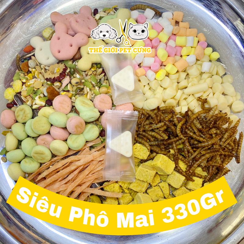 chuột Thức Ăn Hamster Siêu Phô Mai 330gr yếnmạch bọú