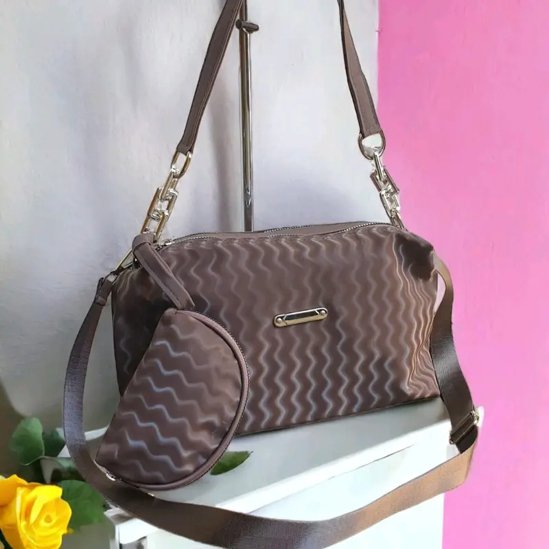 Tas Selempang Wanita Madenaa 2Resleting Free Dompet Kerang Imut Terbaru 7