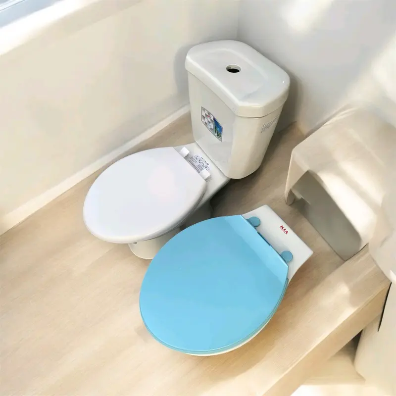 Nắp bồn cầu rơi tự do - phù hợp với bồn cầu 2 két rời và bệ ngồi hiện nay ( Không Vừa Bồn Cầu Liền Khối) 2