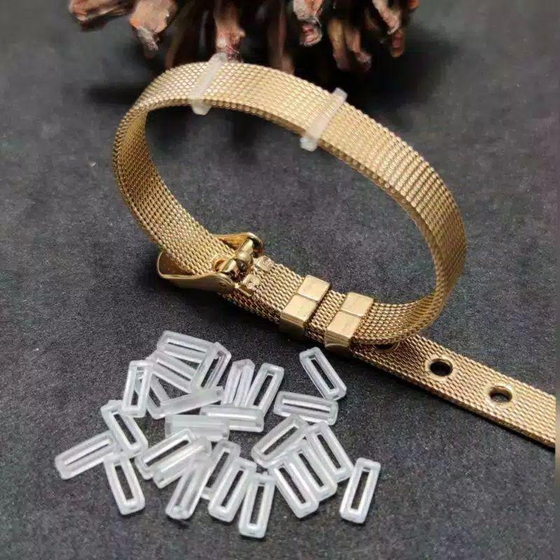 Karet Pembatas Stoper Gelang Titanium Gelang Rantai Pasir 0