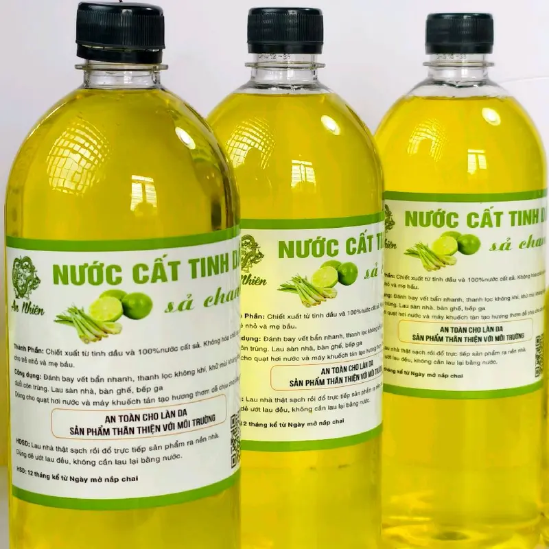 Combo 3 chai tinh dầu sả chanh 1000ml/chai 3