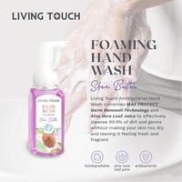 Gambar LIVING TOUCH ANTIBACTERIAL FOAMING HAND WASH 225ML SHEA BUTTER Sabun Cuci Tangan Aloe Extract Creamy Foam Soap - SHEA BUTTER dari White Garden ID Kota Administrasi Jakarta Barat 4 Tokopedia
