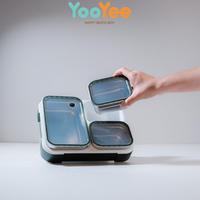 Gambar Yooyee Kotak Makan Stainless 3 sekat 1260ml - Ungu dari Yooyee Indonesia_NEW Kota Administrasi Jakarta Barat 4 Tokopedia