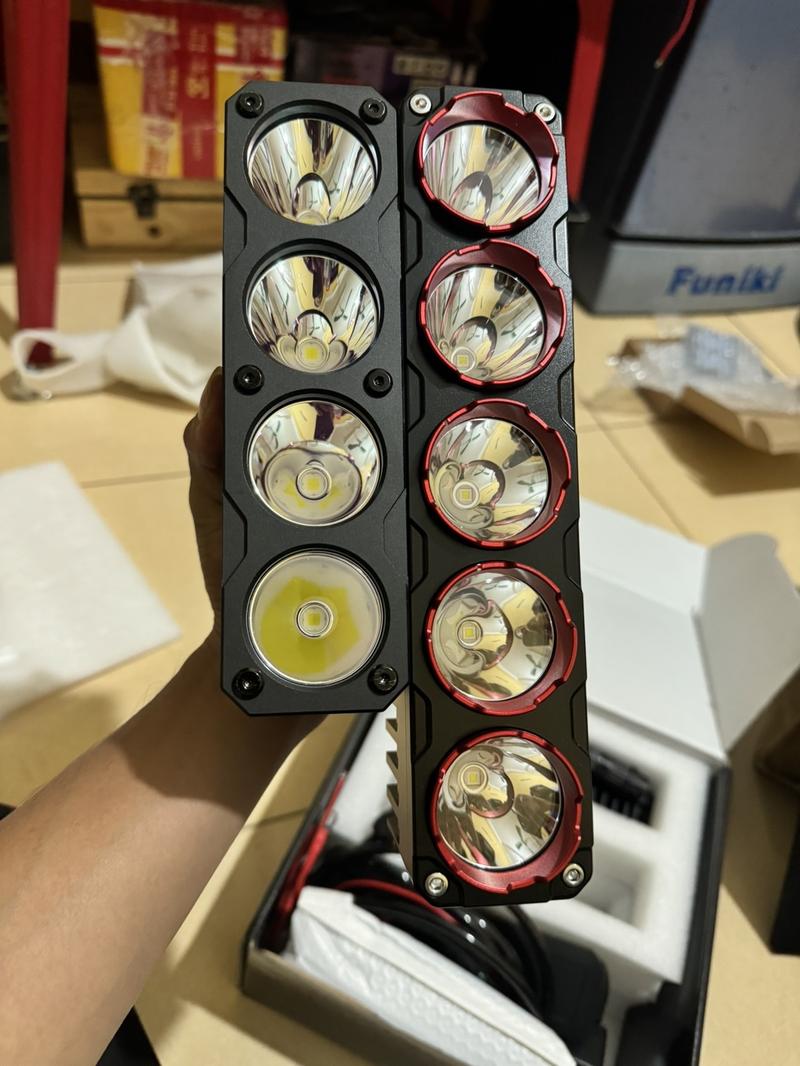 Product Introduction of Đèn trợ sáng nội địa Trung Quốc T2 sử dụng led CREE XHP70.3 siêu mạnh công suất 400w/cặp Phụ Kiện 11