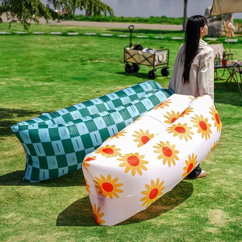 Outdoor Lazy Inflatable Sofa Portable Comfortable Inflatable - TikTok ...