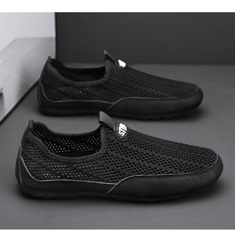 Product Introduction of Giày Lười Nam, Mùa Hè, Bề Mặt Lưới Khoét Lỗ Thoáng Khí, Mỏng, Lái Xe, Doug Thể Thao Đi Chơi Giày Hợp Xu hướng 7