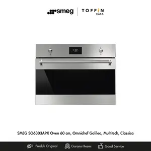 SMEG SO4301M0X Microwave 45cm with Grill Oven Classica Stainles Steel
