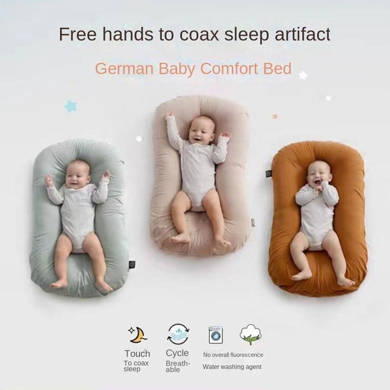Product Introduction of New Soft Baby Bionic Bed Cotton Movable Newborn Lounger Pillow Anti-pressure Comfortable Infant Lounger Home 15