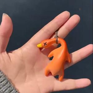 เครื่องประดับรถเป็ด, การออกแบบที่สร้างสรรค์และสนุกสนาน, สวิงแขวนหมอบเป็ดเปลี่ยนสีหลังแสงแดด, จี้กระจกมองหลังรถยนต์, งานฝีมือตกแต่ง